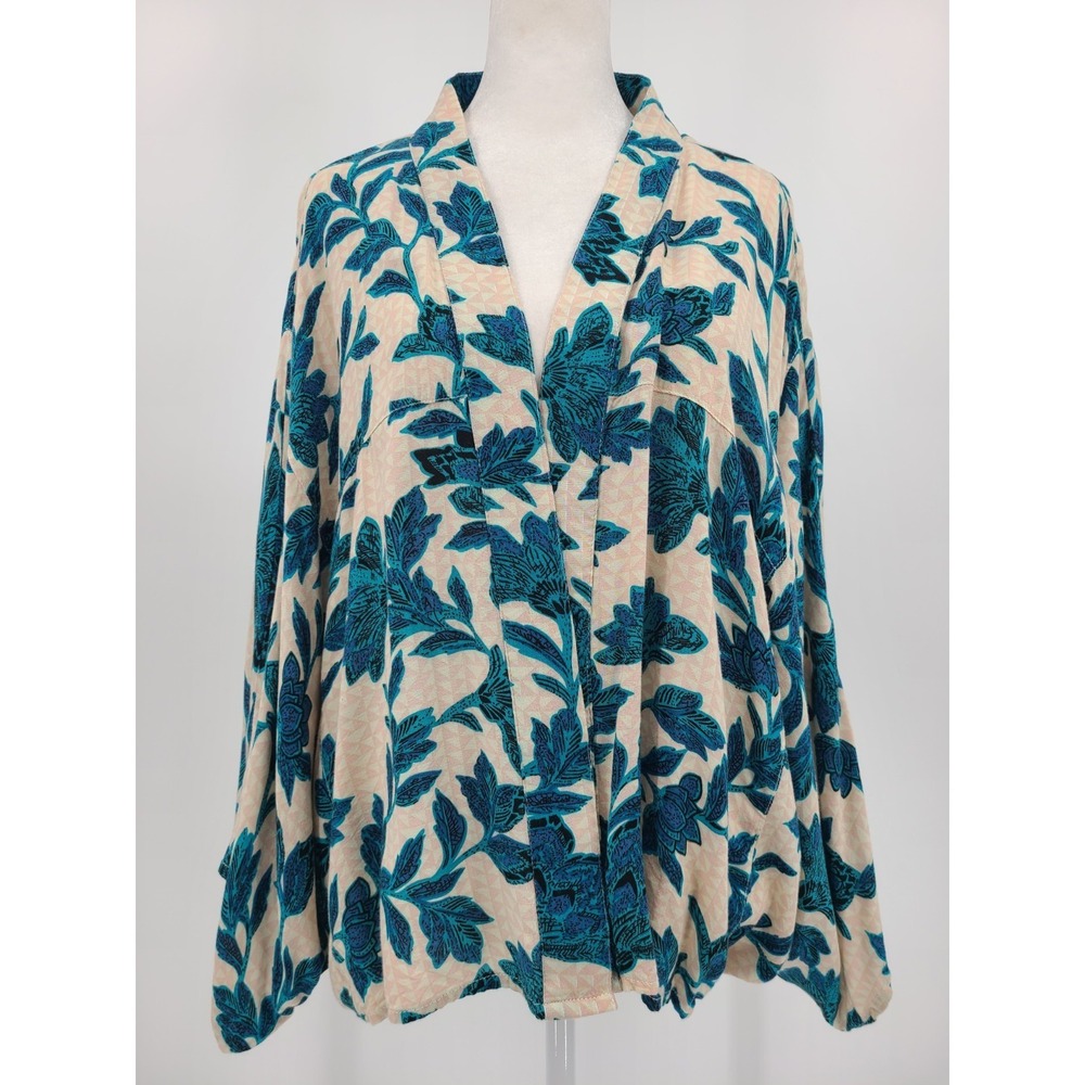 Anthropologie Resort Floral Cardigan One Size Layering Beach Andersen & Lauth - Picture 4 of 12